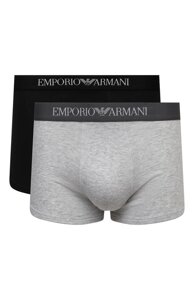 Комплект из двух хлопковых боксеров Emporio Armani