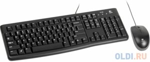 Комплект Logitech Desktop MK121 цвет черный, USB, RTL