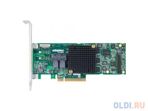 Контроллер adaptec ASR-8805/1GB cache SGL (2277500-R) SAS 12gbps, PCIE3.0 x8, MD2, RAID 0/1/10/5/50/6/60, 8 ports (2xsff8643 HD mini-SAS), каб. отдельн