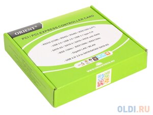 Контроллер orient XWT-PE4sv1, PCI-E to COM 4-port (ASIX AX99100)