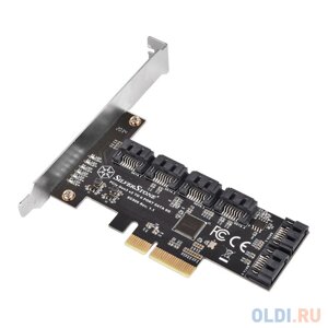 Контроллер Silverstone G46ECS060000010 6 Ports SATA Gen3 (6Gbps) Non-RAID PCI Express Gen3 x2 card