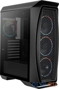 Корпус ATX Aerocool Aero One Eclipse-G-BK-v1 Без БП чёрный