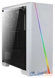 Корпус ATX Aerocool Cylon White Без БП белый