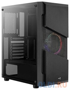 Корпус ATX Aerocool Menace Saturn FRGB V1 Без БП чёрный