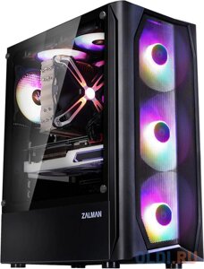 Корпус ATX Zalman N4 Без БП чёрный