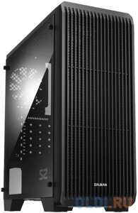 Корпус ATX zalman PSU S2 TG без бп чёрный