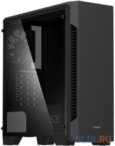 Корпус ATX Zalman S3 TG Без БП чёрный