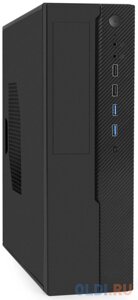 Корпус desktop exegate MI-641-01-TPS350 (mini-ITX/matx, бп TPS350 с вент. 8см, 2*USB+2*USB3.0, HD аудио, черный)