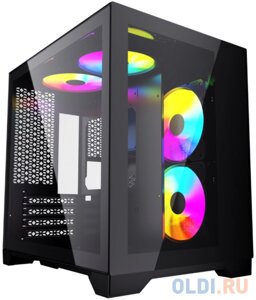 Корпус microATX Powercase Vision Micro Без БП чёрный