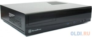 Корпус microATX SilverStone HTPC Milo ML03B Без БП чёрный