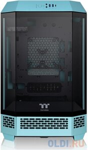 Корпус microATX Thermaltake The Tower 300 Turquoise Без БП голубой