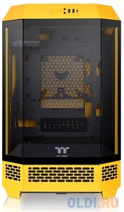 Корпус Thermaltake The Tower 300 Bumblebee желтый без БП miniITX 7x120mm 5x140mm 2xUSB3.0 audio bott PSU