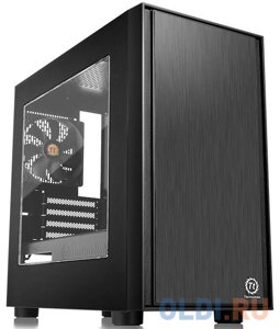 Корпус Thermaltake Versa H17 window черный без БП mATX 2xUSB2.0 1xUSB3.0 audio bott PSU