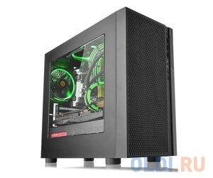 Корпус Thermaltake Versa H18 Black w/o PSU, Window, CA-1J4-00S1WN-00