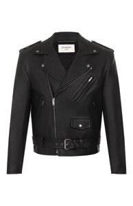 Кожаная куртка Saint Laurent