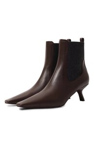 Кожаные ботильоны Brunello Cucinelli