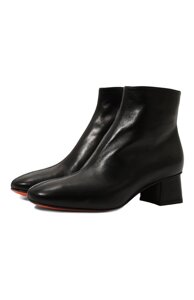 Кожаные ботильоны Santoni