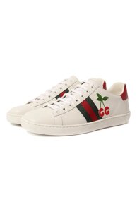 Кожаные кеды Ace Gucci