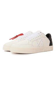 Кожаные кеды New Low Vulcanized Off-White