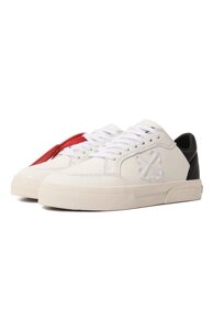 Кожаные кеды Vulcanized Off-White