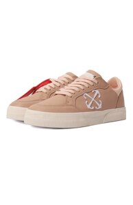 Кожаные кеды Vulcanized Off-White