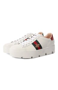 Кожаные кроссовки New Ace Gucci