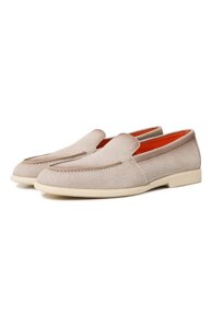 Кожаные лоферы Santoni