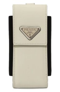 Кожаный чехол для iPhone Prada