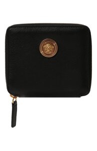 Кожаный кошелек для монет Versace