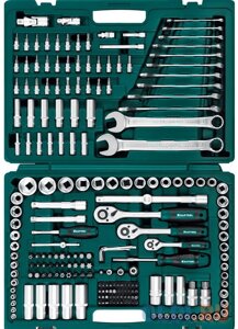 KRAFTOOL X Drive, 216 предм. 1/2?3/8?1/4? универсальный набор инструмента (27888-H216)