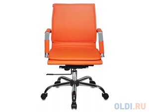 Кресло Buro CH-993-Low/orange низкая спинка искусственная кожа оранжевый