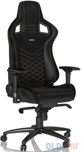 Кресло для геймеров Noblechairs EPIC чёрный золотистый