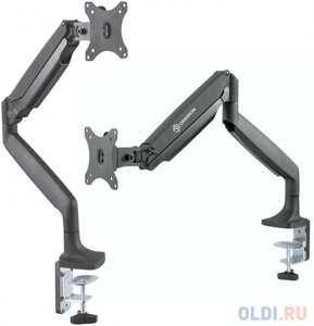 Кронштейн для мониторов ONKRON G100, до 32, до 9кг, настольный, поворот и наклон верт. перемещ., белый