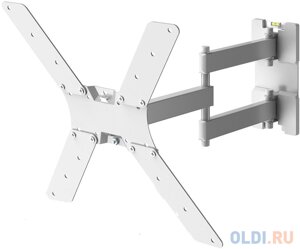 Кронштейн для телевизора Holder LCD-5566-W белый 32-55 макс. 45кг настенный поворотно-выдвижной и наклонный