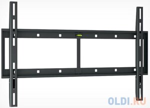 Кронштейн Holder LCD-F6607-B черный для ЖК ТВ 42-65 настенный от стены 23мм наклон 0° VESA 600x400 до 60 кг