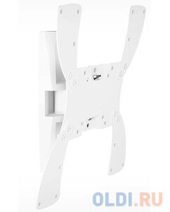 Кронштейн Holder LCDS-5019 белый для ЖК ТВ 10-37 настенный от стены 105мм наклон +15° поворот 40° до 30кг