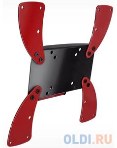 Кронштейн Holder LCDS-5058 черно-красный для ЖК ТВ 19-37 настенный от стены 37мм наклон 10° VESA 300x300 до 30 кг