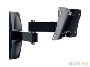 Кронштейн Holder LCDS-5064 черный для ЖК ТВ 19-32 макс 200x100 наклон 15-25° поворот 350° 2 колена до 30 кг