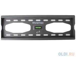 Кронштейн Kromax STAR-33 grey для LED/LCD 26-55, 0 ст свободы, от стены 33 мм, VESA 400x400 мм, max 75 кг