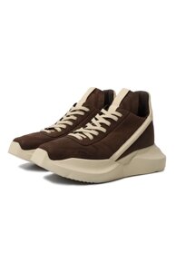 Кроссовки Geth Runner из нубука Rick Owens