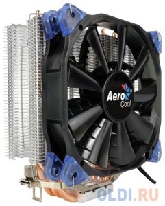 Кулер aerocool verkho 4 , до 135W, 4х теплотрубки, PWM, 800-2000 RPM, LGA 2011/1156/1155/1150/1366/775, FM2/FM1/AM3+AM3/AM2+AM2