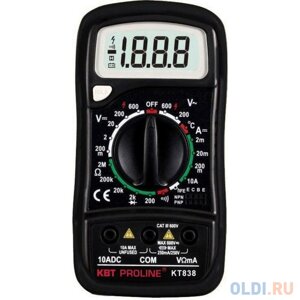 Квт KT 838 proline мультиметр цифровой 79128