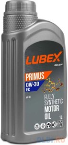 L034-1298-1201 LUBEX синт. мот. масло primus EC 0W-30 (1л)