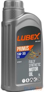 L034-1310-1201 LUBEX синт. мот. масло primus EC 5W-30 SN (1л)