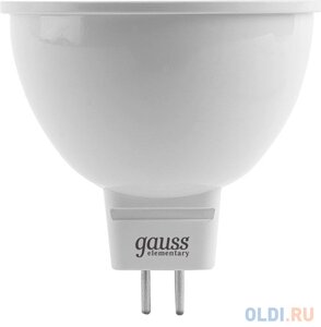 Лампа GAUSS LED elementary 13527 MR16 GU5.3 7W 4100K 1/10/100