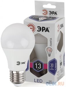 Лампа светодиодная Эра A60-13W-860-E27 13Вт цоколь:E27 6000K 220В колба:A60 (упак. 3шт)