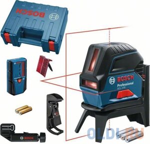 Лазерный нивелир BOSCH GCL 2-50 + RM1 + BM3 + LR6 + кейс (0601066F01) 15м с приемником:50м