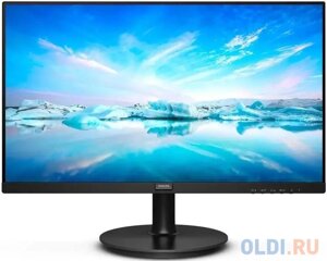 LCD philips 21.5 221V8 черный {VA 1920x1080 75hz 4ms 8bit 4000:1 200cd 250cd DVI HDMI1.4 VESA}