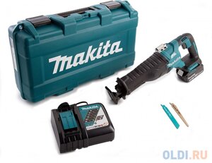 Makita DJR187RT Пила саб ак бщ,18В,2х5АчLi-ion,0-23000-3000обм, ход-32мм, рез-255мм,3.4кг, чем, подсв