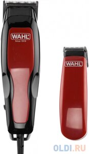 Машинка для стрижки Wahl Home Pro 100 Combo черный/красный (насадок в компл:8шт)